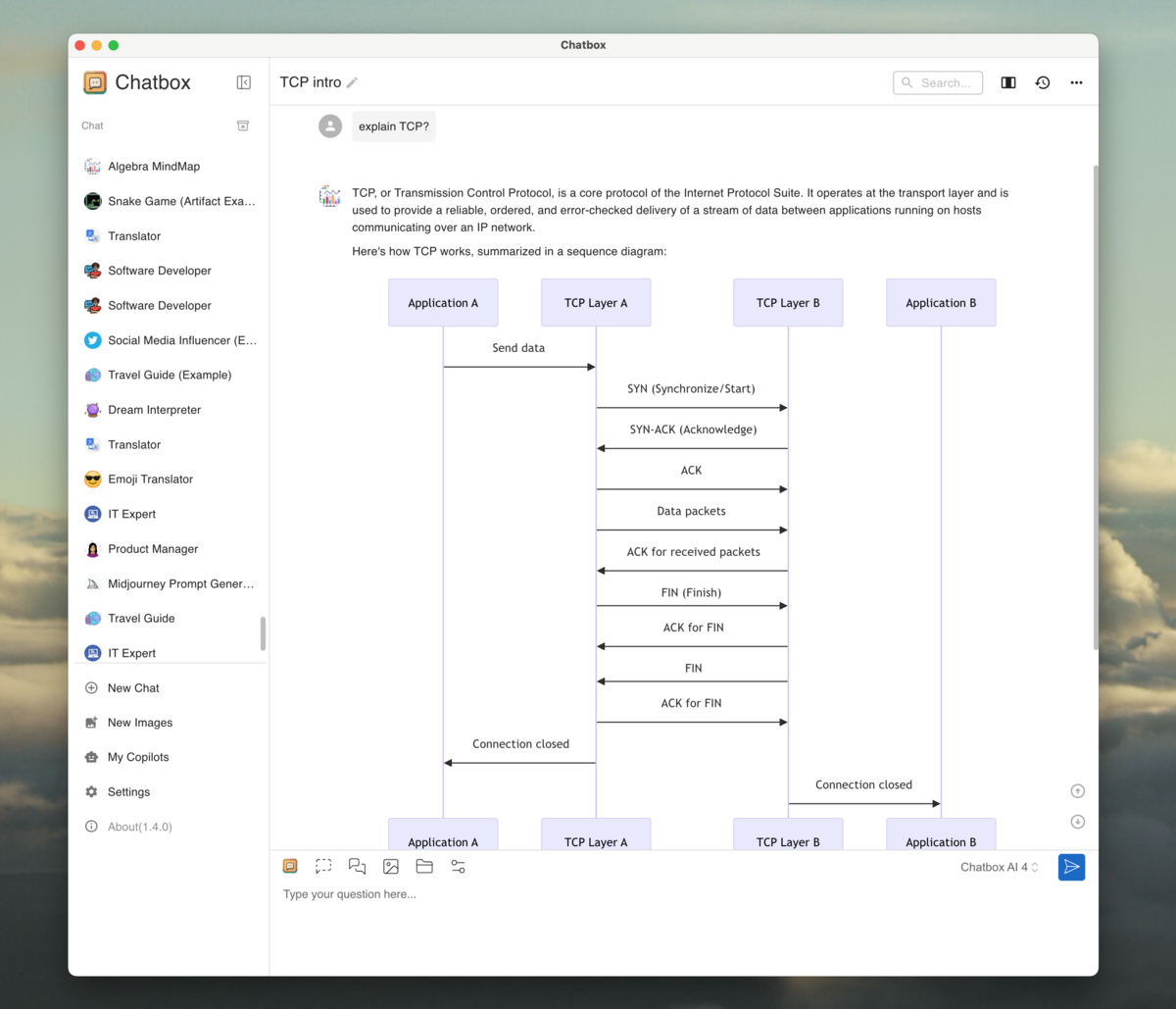 Chatbox AI Data Visualization Analysis Chart